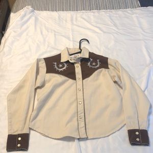 Krazy Kids large western shirt